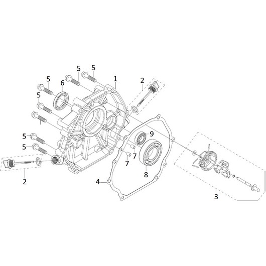 Крышка картера Champion CH1211E